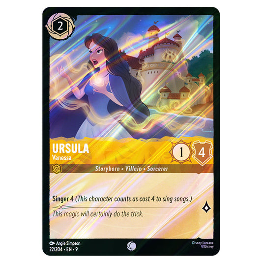Ursula - Vanessa 22/204 card from the Lorcana set Fabled