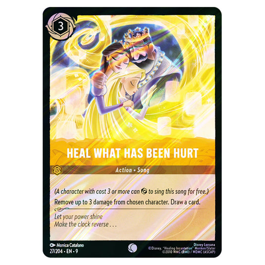 Heal What Has Been Hurt 27/204 card from the Lorcana set Fabled