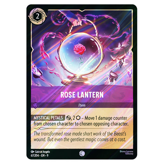 Lorcana - Fabled - Rose Lantern (Common) - 67/204 (Foil) Lorcana - Fabled - Rose Lantern (Common) - 67/204 (Foil)