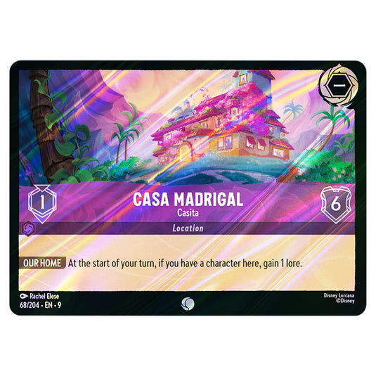 Casa Madrigal - Casita 68/204 card from the Lorcana set Fabled