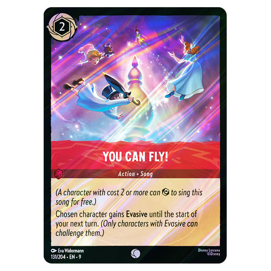 You Can Fly! 131/204 card from the Lorcana set Fabled