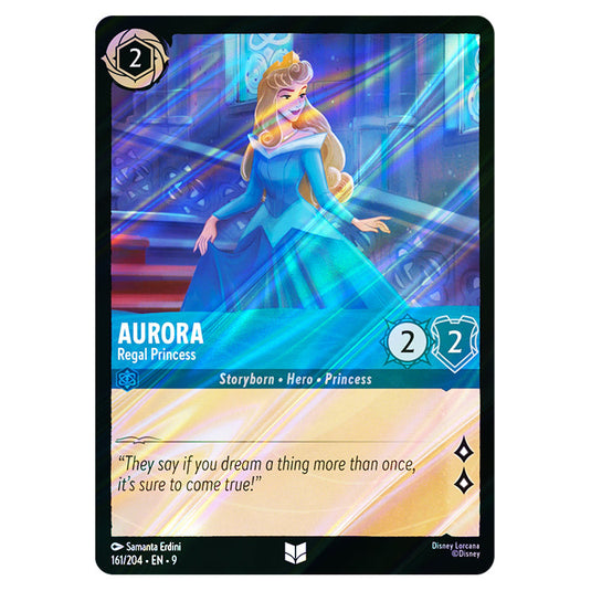 Aurora - Regal Princess 161/204 card from the Lorcana set Fabled