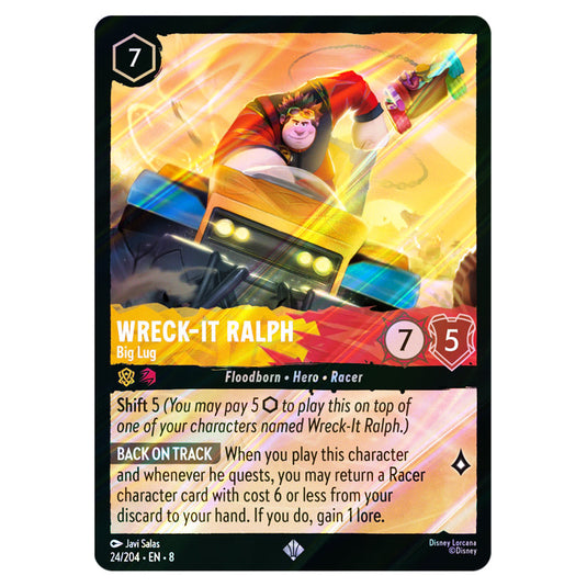 Wreck‐It Ralph - Big Lug 24/204 card from the Lorcana set Reign of Jafar