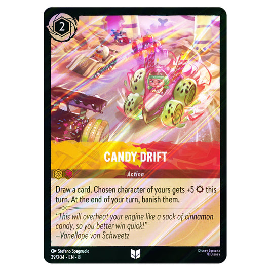 Candy Drift 39/204 card from the Lorcana set Reign of Jafar