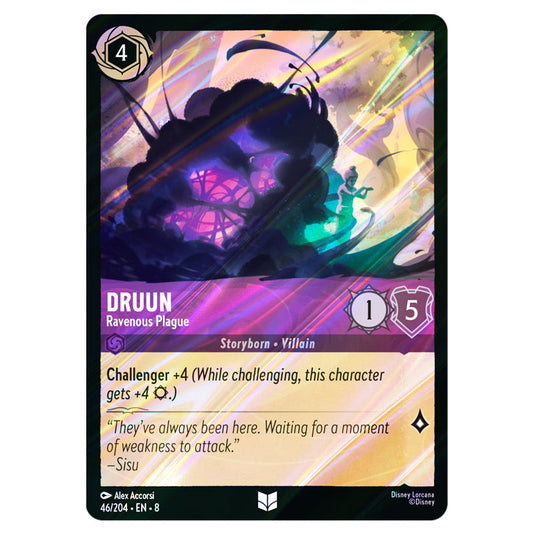 Druun - Ravenous Plague 46/204 card from the Lorcana set Reign of Jafar