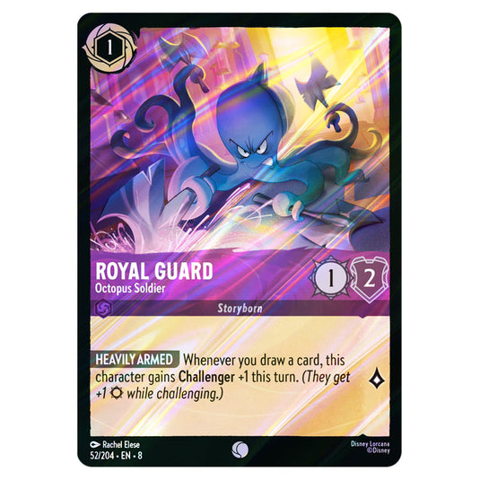 Royal Guard - Octopus Soldier 52/204 card from the Lorcana set Reign of Jafar