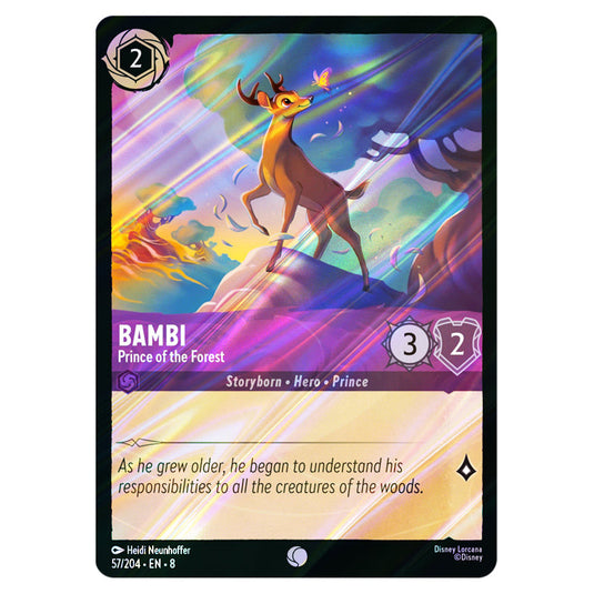Lorcana - Reign of Jafar - Bambi - Prince of the Forest (Common)