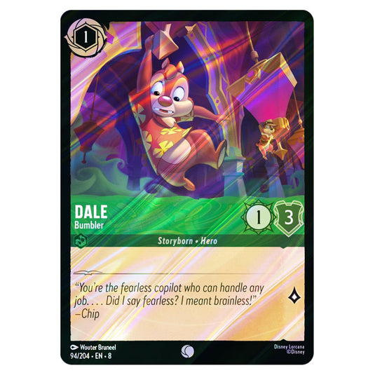 Dale - Bumbler 94/204 card from the Lorcana set Reign of Jafar