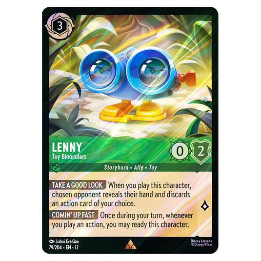 Lenny - Toy Binoculars 79/204 card from the Lorcana set Wilds Unknown