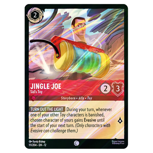 Jingle Joe - Sid's Toy 111/204 card from the Lorcana set Wilds Unknown