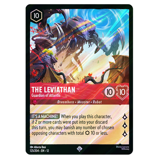 Lorcana - Wilds Unknown - The Leviathan - Guardian of Atlantis (Super Lorcana - Wilds Unknown - The Leviathan - Guardian of Atlantis (Super