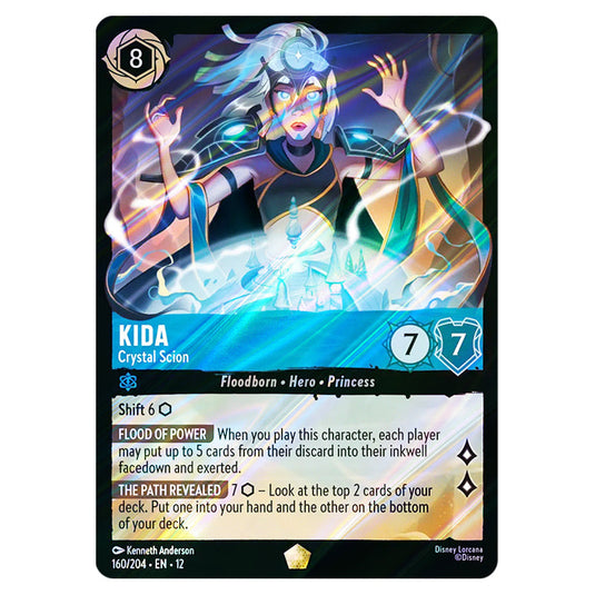 Kida - Crystal Scion 160/204 card from the Lorcana set Wilds Unknown
