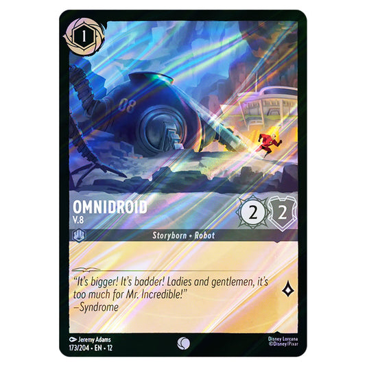 Omnidroid - V.8 173/204 card from the Lorcana set Wilds Unknown