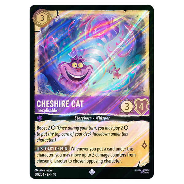 Lorcana - Whispers in the Well - Cheshire Cat - Inexplicable (Super Ra
