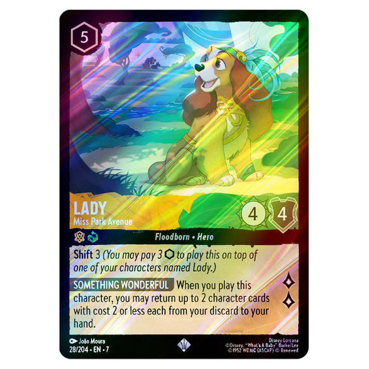 Lorcana - Archazia's Island - Lady - Miss Park Avenue (Super Rare)