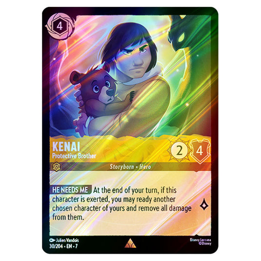 Kenai - Protective Brother 30/204 card from the Lorcana set Archazia's Island