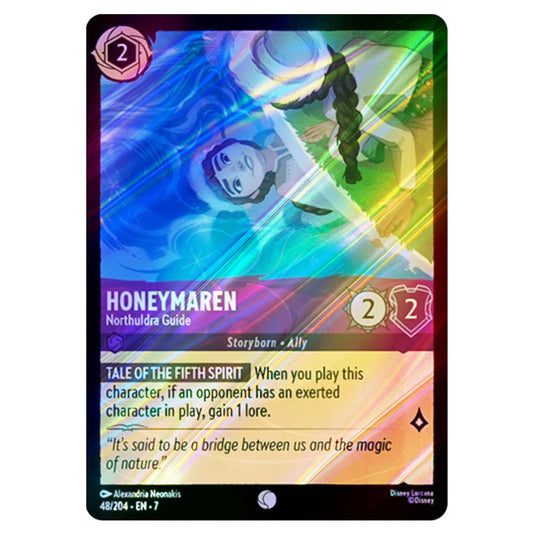 Honeymaren - Northuldra Guide 48/204 card from the Lorcana set Archazia's Island