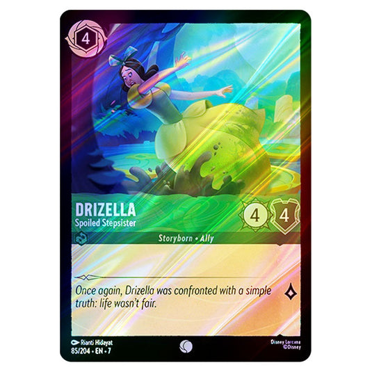 Drizella - Spoiled Stepsister 85/204 card from the Lorcana set Archazia's Island
