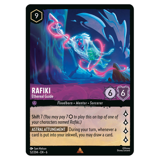 Rafiki - Ethereal Guide 52/204 card from the Lorcana set Azurite Sea