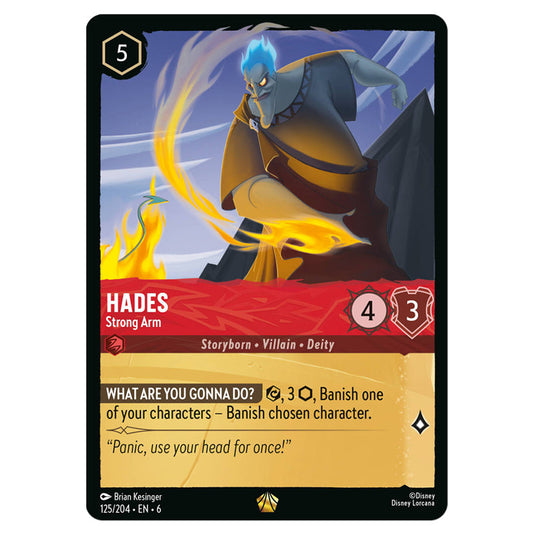 Lorcana - Azurite Sea - Hades - Strong Arm (Legendary)