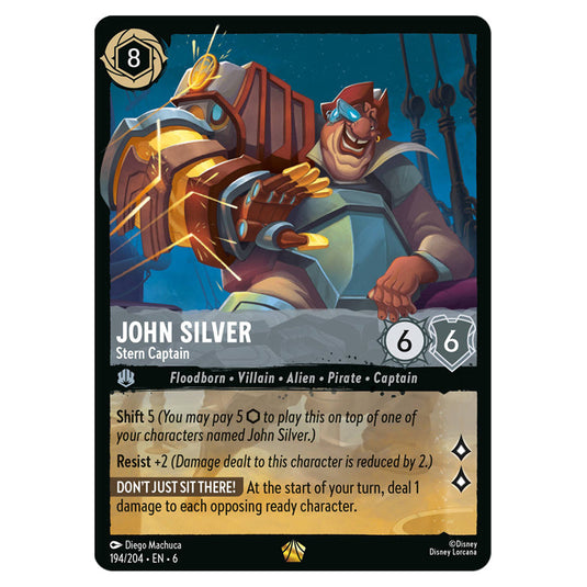 john silver lorcana card Disney Fabled Greedy The item available is listed in the Title Disney Lorcana Proxy Chapter 1