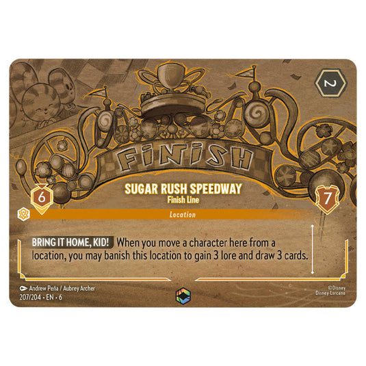 Lorcana - Azurite Sea - Sugar Rush Speedway (Enchanted)