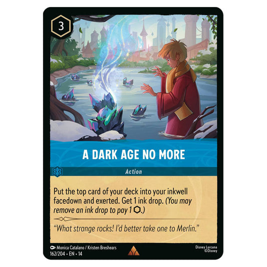 A Dark Age No More 162/204 card from the Lorcana set Hyperia City