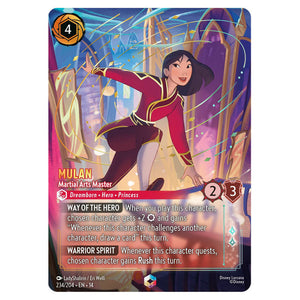 Lorcana - Hyperia City - Mulan – Martial Arts Master (Enchanted) - 234/204