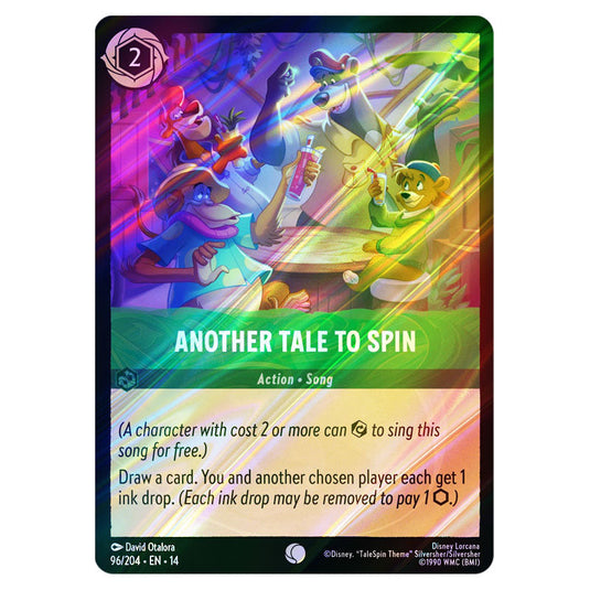 Another Tale to Spin 96/204 card from the Lorcana set Hyperia City