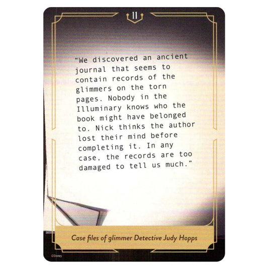 Transcript #011 T011 card from the Lorcana set Whispers in the Well