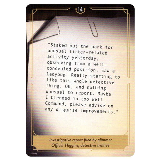 Transcript #014 T014 card from the Lorcana set Whispers in the Well