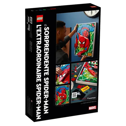 Lego - Lego Art - The Amazing Spider-Man #31209 box art back