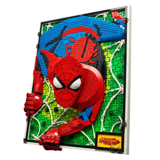 Lego - Lego Art - The Amazing Spider-Man #31209 angled view