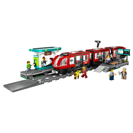 Lego - City - Downtown Streetcar and Station - LRV #60423