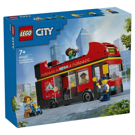Lego - City - Red Double-Decker Sightseeing Bus #60407 box art