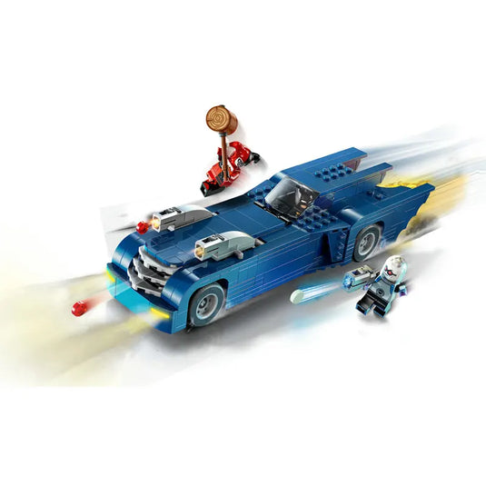 Lego - DC Super Heroes - Batman with the Batmobile vs. Harley Quinn and Mr. Freeze #76274 speeding