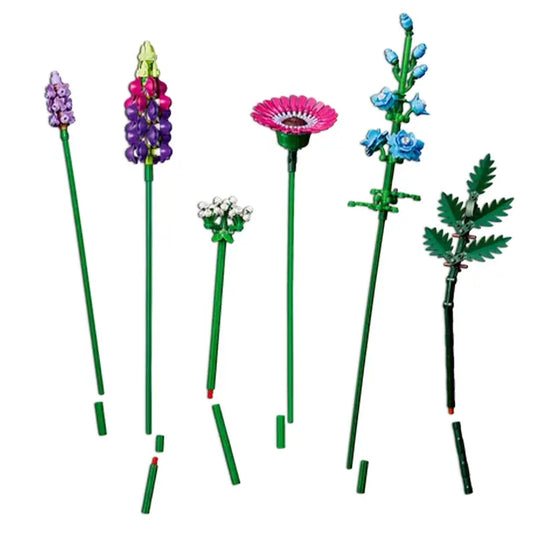 Lego - Lego Icons - Wildflower Bouquet #10313 stems