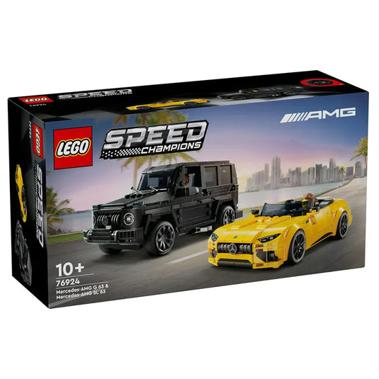 Lego - Speed Champions - Mercedes-AMG G 63 & Mercedes-AMG SL 63 #76924 box art
