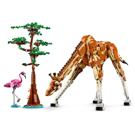 Lego - Lego Creator - Wild Safari Animals #31150 Lego giraffe having a drink