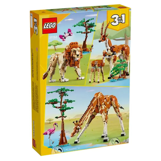 Lego - Lego Creator - Wild Safari Animals #31150 box art