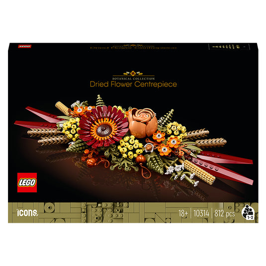 Lego Botanical Collection Dried Flower Centrepiece 10314 box