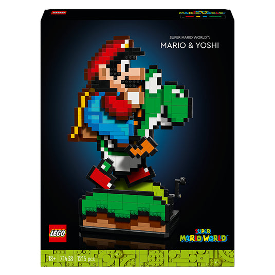 Lego Super Mario Super Mario World Mario & Yoshi 71438 box