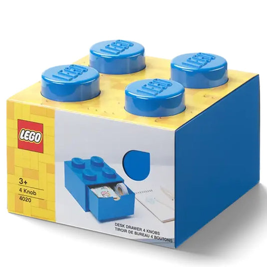 Lego - 4 Stud Brick Drawer - Blue box