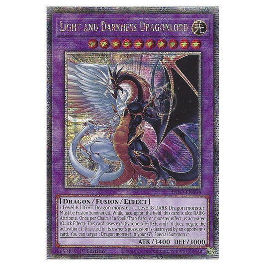 Yu-Gi-Oh! - The Infinite Forbidden - Light and Darkness Dragonlord (Quarter Century Secret Rare) - INFO-EN034a