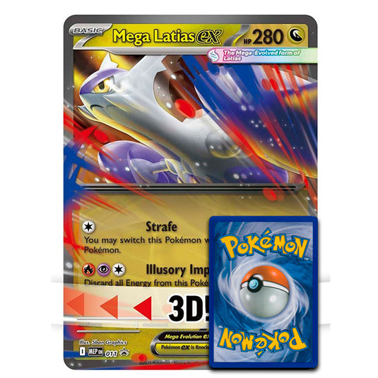 Pokemon - SV Black Star Promos - Mega Latias ex - Oversized Lenticular Promo Card