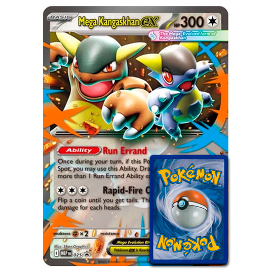 Pokemon - SV Black Star Promos - Mega Kangaskhan ex - Oversized Lenticular Promo Card