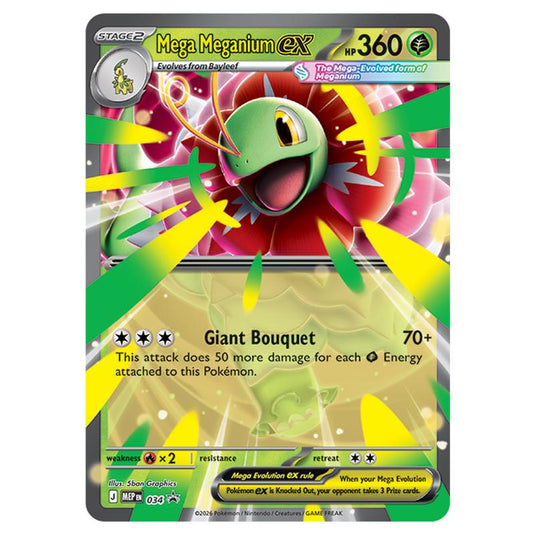 Pokemon - MEP Black Star Promos - Mega Meganium ex - MEP034