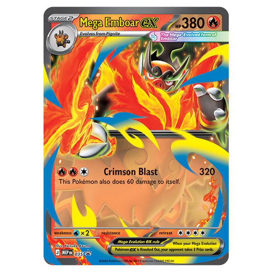 Pokemon - MEP Black Star Promos - Mega Emboar ex - MEP035