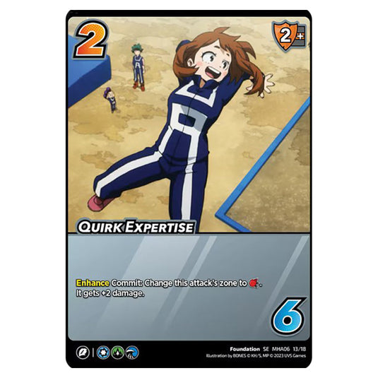 Quirk Expertise card from the My Hero Academia set Jet Burn SE MHA06 13/18