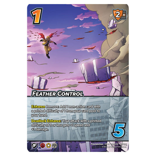 Feather Control card from the My Hero Academia set Jet Burn XR-R MHA06 43/153